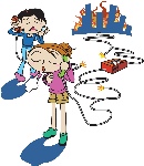 火灾求救电话漫画