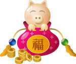 卡通猪储蓄罐