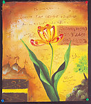 扫描花卉油画17（25厘米X28厘米）图片