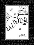 无框画 牵手