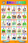 幼儿智力启蒙识字挂图