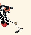 精美国画分层 秋实图