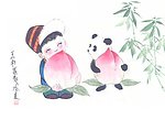 大阿福 少数民族男孩