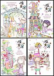 素描糖果屋卡通封面