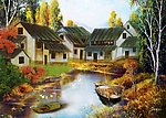 油画风景