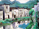 油画无框画