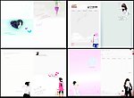 韩国唯美非主流女孩子本本内页