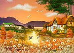 山水油画