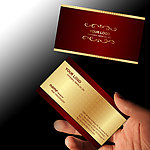 高档名片 高贵奢华名片 金属名片