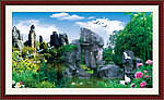 山水画 园林风景 自然风景