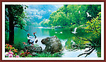 山水画 自然风景