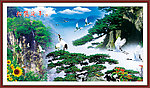 山水画 松鹤延年 富贵吉祥