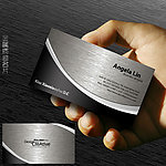 黑色名片名片设计