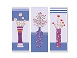装饰画 无框画 花瓶 花