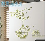 爱的家园 花纹墙绘