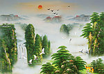 油画风景 山水油画