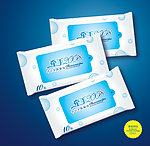 湿巾包装设计模板