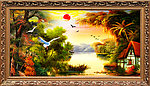 油画风景 山水油画