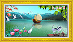 山水画（无画框）