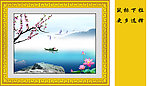 雅致小品 山水画（无画框）