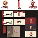 金融投资管理咨询 名片标志