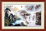高山流水图