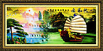 山水画 一帆风顺