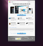 简约风 网页模版 无代码