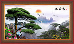 山水风景 迎客松