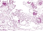 水塘莲花美 中国画