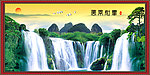 风景如画 山中瀑布