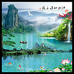 风景如画 山中风景