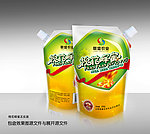 槐花蜂蜜包装（展开图）