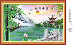 竹报平安 风景画