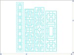 缕空 花纹 通花 线稿 线雕