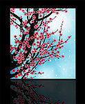 装饰画桃花