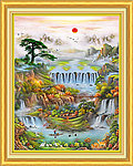 油画 聚宝盆油画