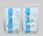 山泉谷庄大米包装袋(平面图)