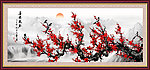 国画梅花 喜鹊迎春