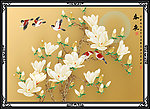国画玉兰