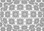 白描花纹