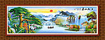 油画 迎客松