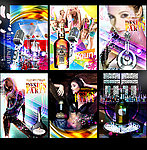 时尚酒吧 夜店 KTV 聚会 宣传海报