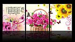 蝶恋花无框画