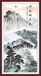 巨幅山水画