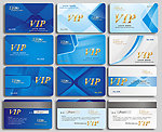 VIP卡 蓝色会员卡 VIP 金卡