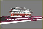 古建模型 大殿