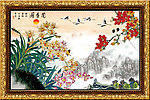 国画兰花