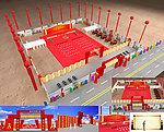 奠基典礼 开工仪式 启动仪式 庆典礼仪3d模型