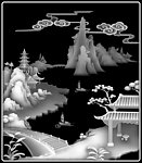 浮雕灰度图